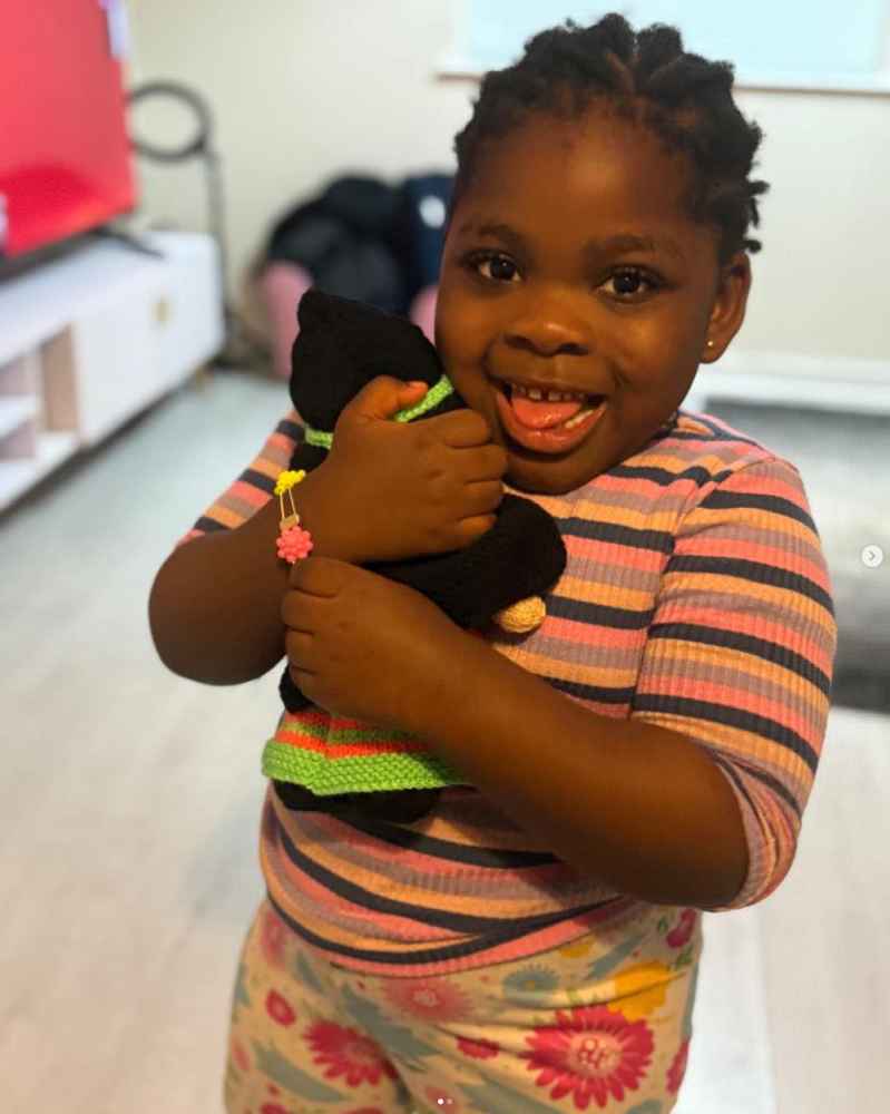 Adelynn and her knitted witch